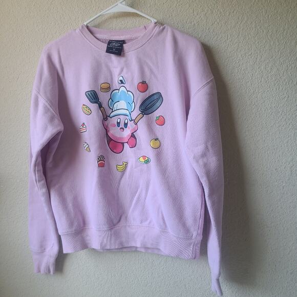 Nintendo Kirby Chef Crewneck - BoxLunch Exclusive Women's Size XS - Picture 1 of 7